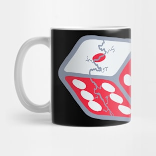 cracked die Mug